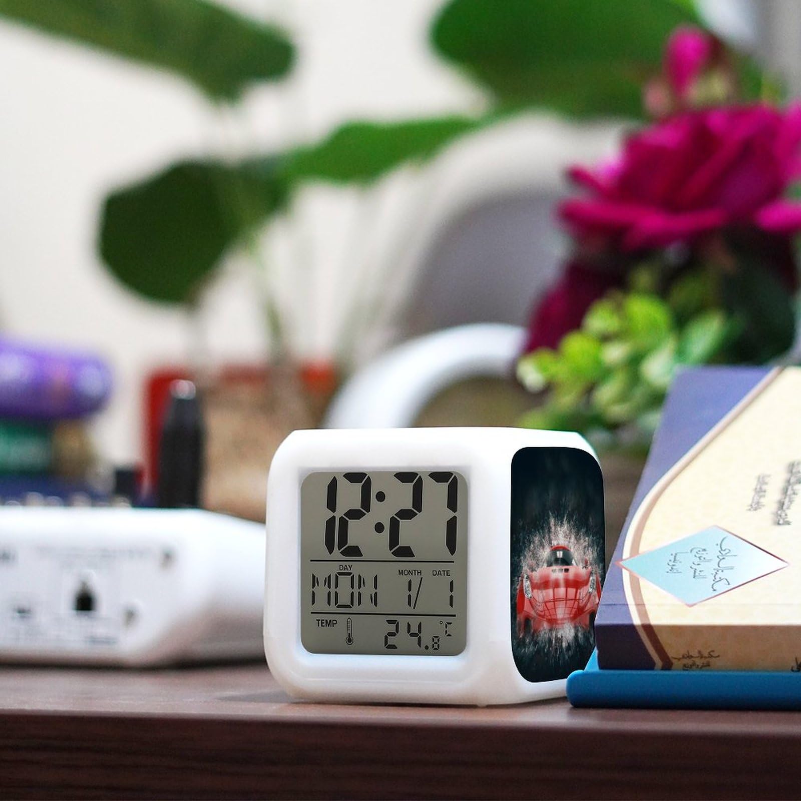 Amazon.co.jp: 素晴らしい赤いスーパーカー デジタル時計おしゃれ