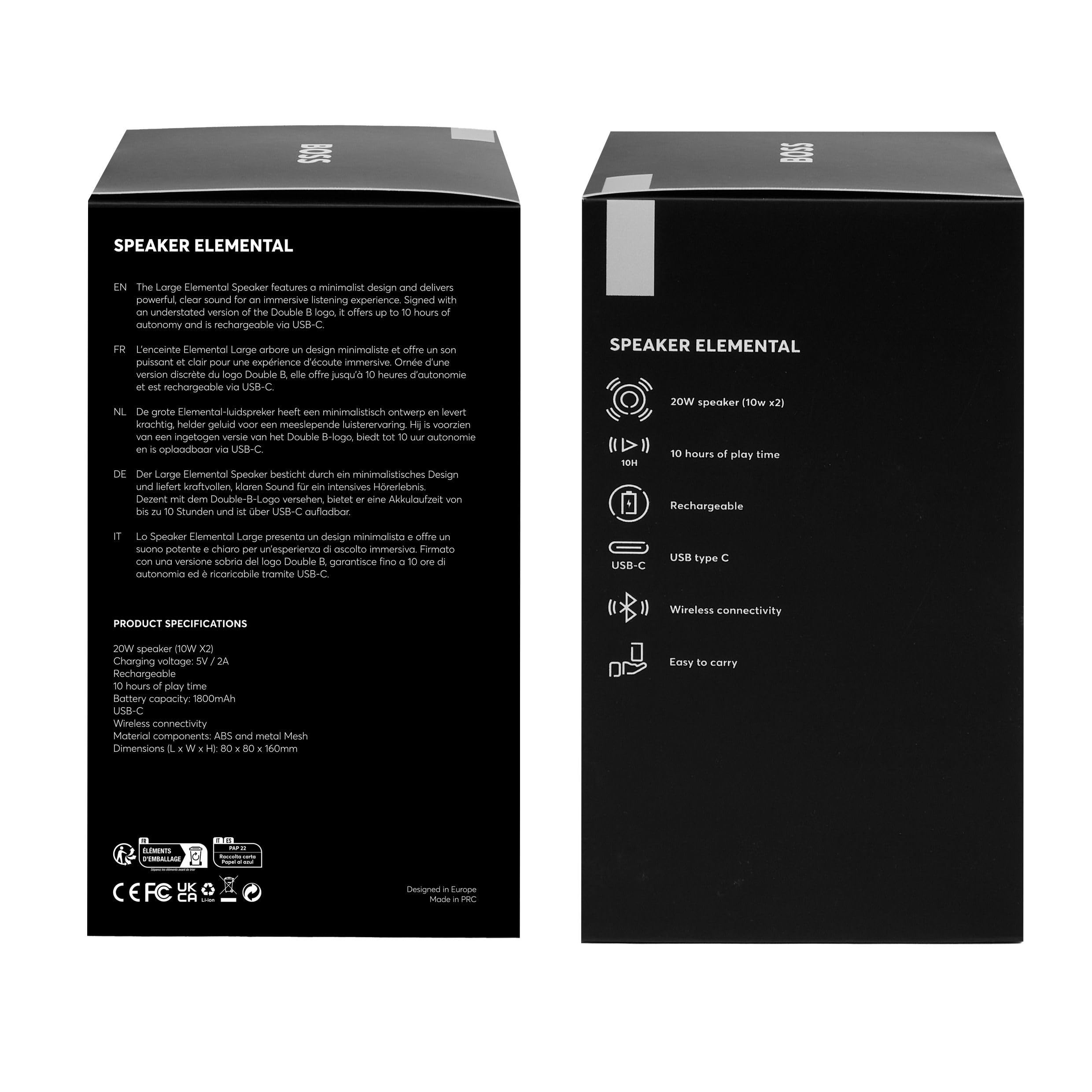 HUGO BOSS Enceinte connectée Elemental