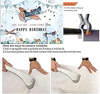 Vista 4 de Telón de fondo de viaje que espera la aventura para niño de primer cumpleaños, baby shower, decoración de fiesta, pancarta de aventura comienza