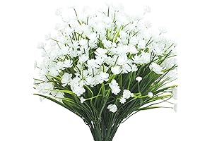 Grunyia Artificial White Narcissus Flowers Outdoor Decoration
