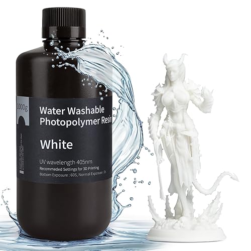 Vista 59 de ELEGOO - Resina rápida lavable con agua para Impresora 3D. Azul traslúcido