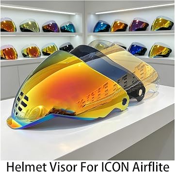 Helmet Visor For ICON for Airflite Motorcycle Windshield,tinted lens