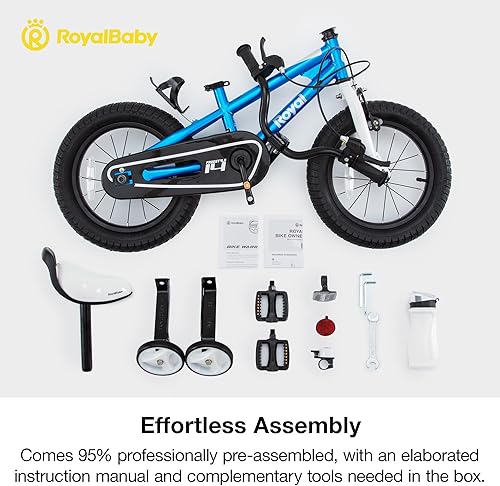 Miniatura 3 de RoyalBaby Kids Bike EZ Balance to Pedal Dual Handbrake Toddlers Boys Girls Bicycle 12-20 Inch for Age 3-10 Years