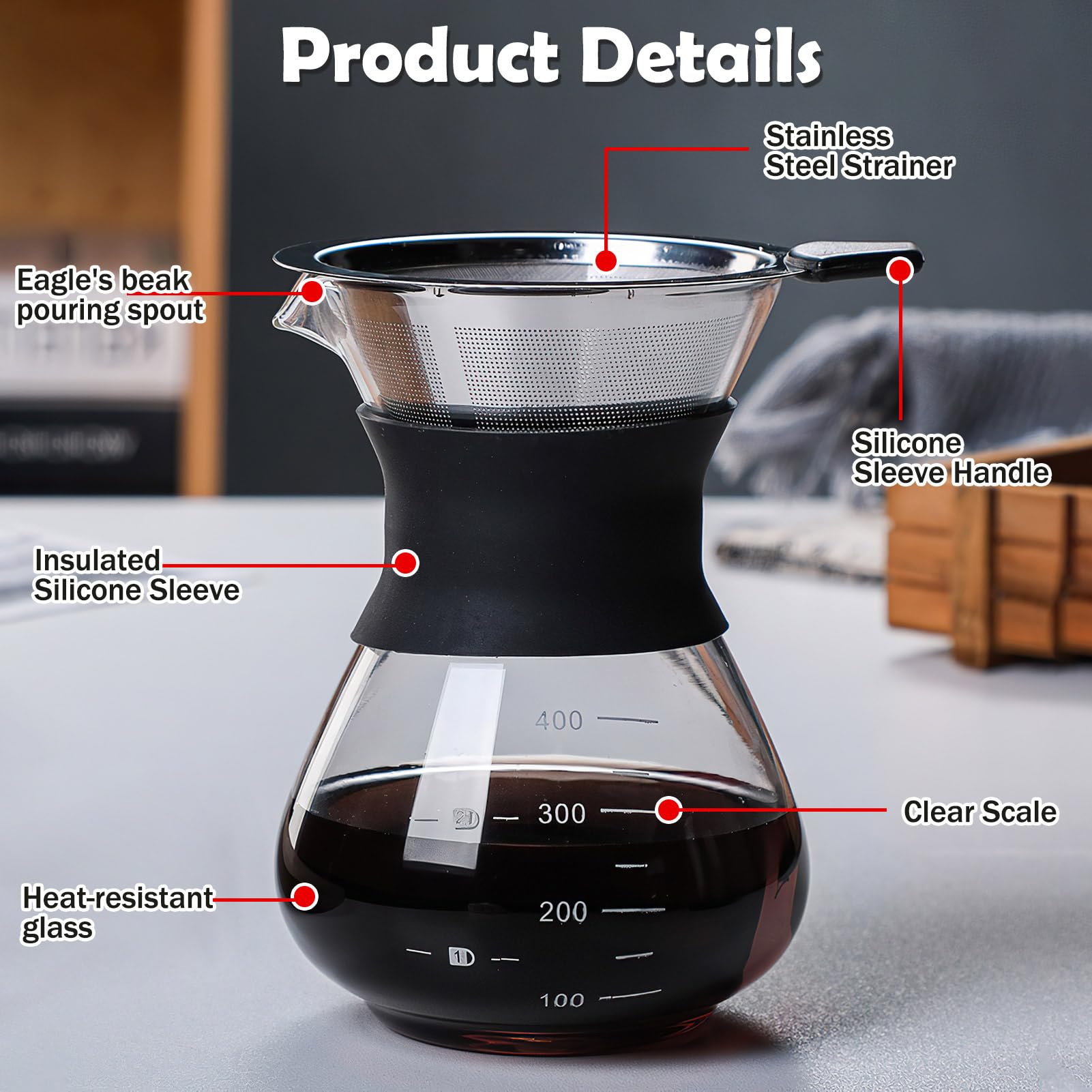 Filtro permanente Aeropress acciaio inox per caffettiera portatile