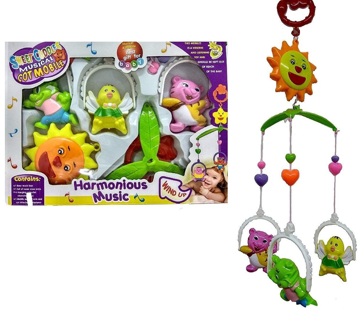 See full amazon price history chart for Shivaaro 5 Pcs Lovely Colourful Musical Hanging Rattle Toys with Hanging for Babies (Multi Color) Shivaaro 5 Pcs Lovely Colourful Musical Hanging Rattle Toys with Hanging for Babies (Multi Color) (B0C864ZNQM) Amazon Price History, Amazon Price Tracker
