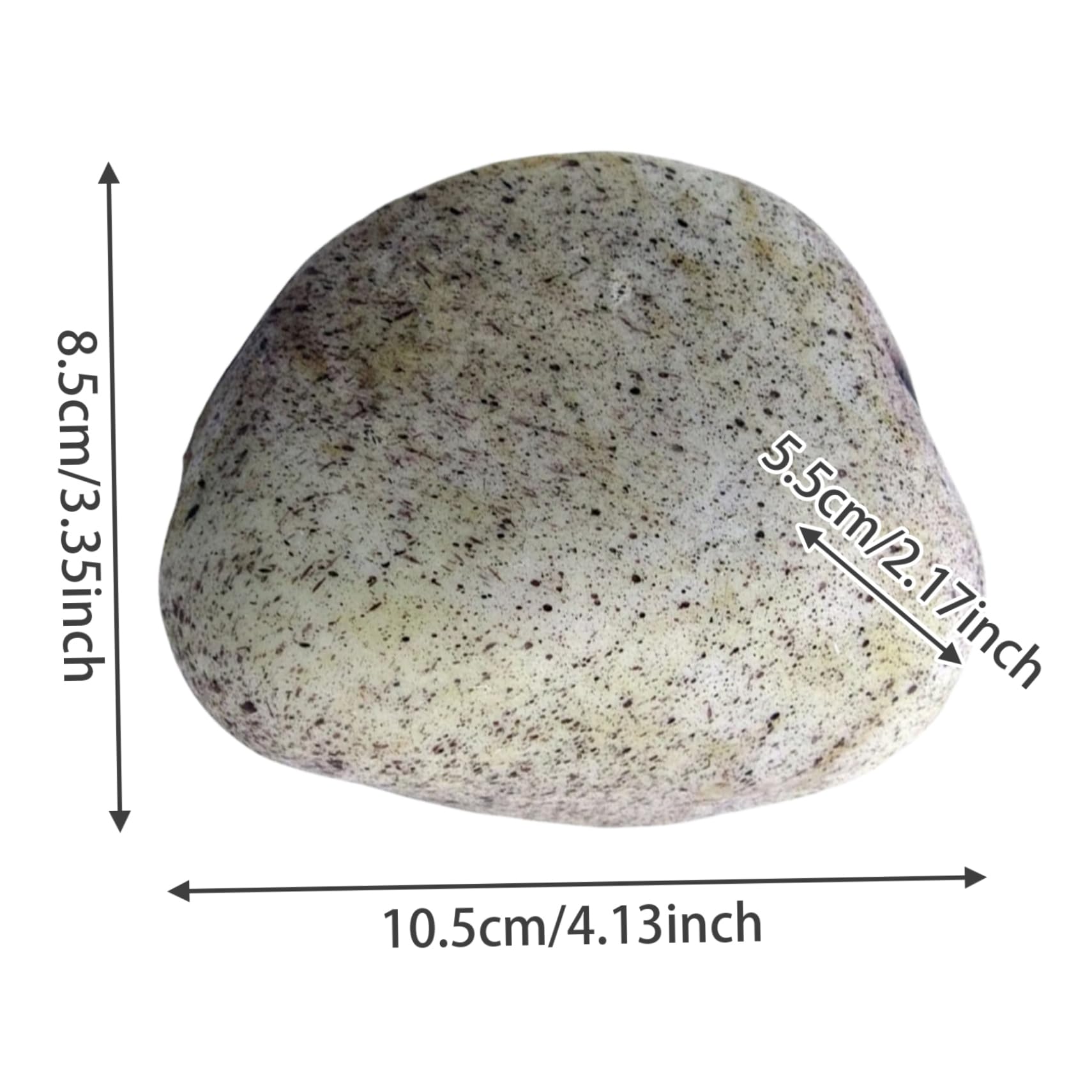 Moxeupon Nascondiglio Chiave Per Esterni, Pietra Artificiale, Portachiavi Nascosto, Per Esterni, Giardino, Materiale In Resina, Grigio