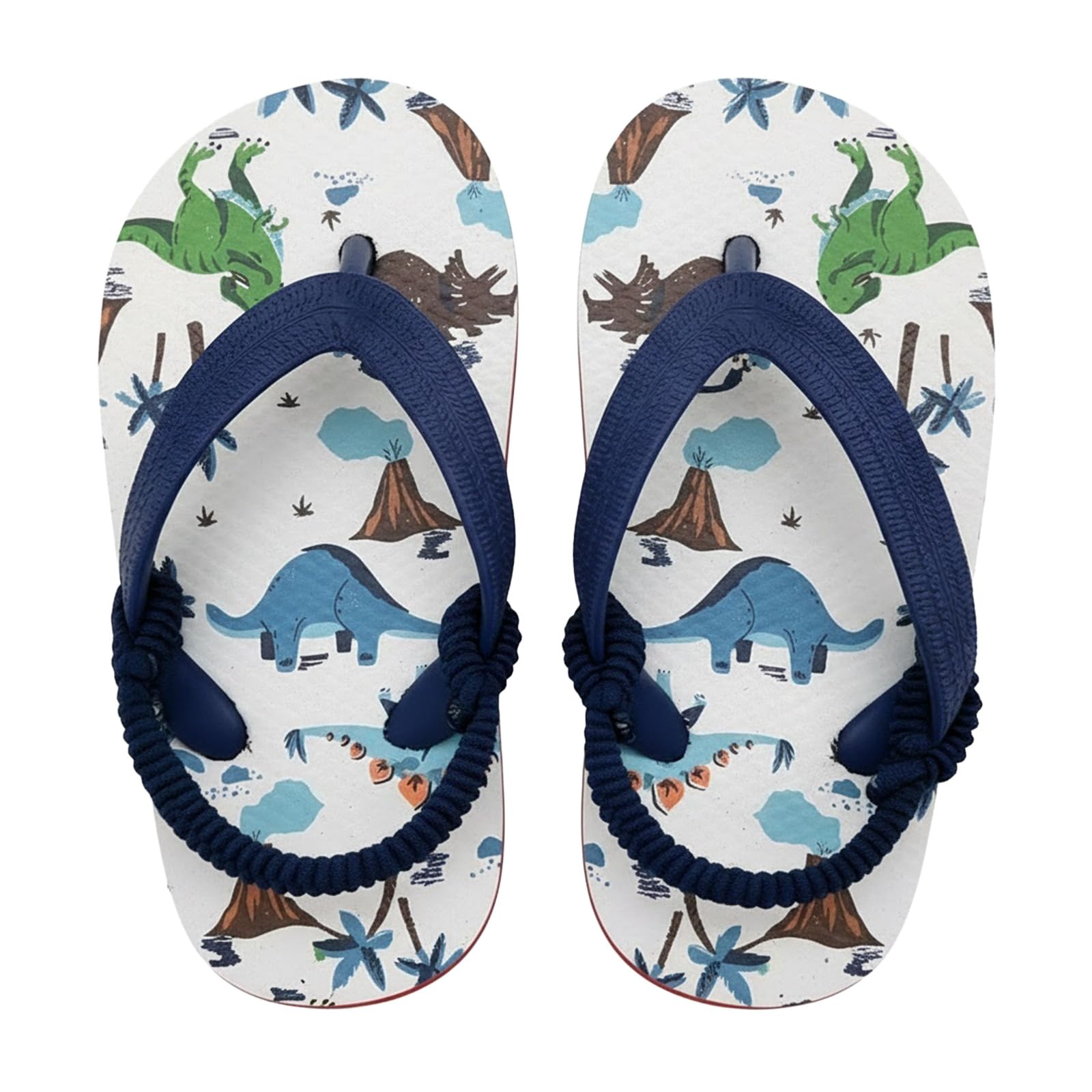 Boys Girls Strap Flip Flops Sandals Cute Cartoon Unicorn Shark Toddler Flip Flop Kids Pool Beach Flat Slide Summer Water Shoes