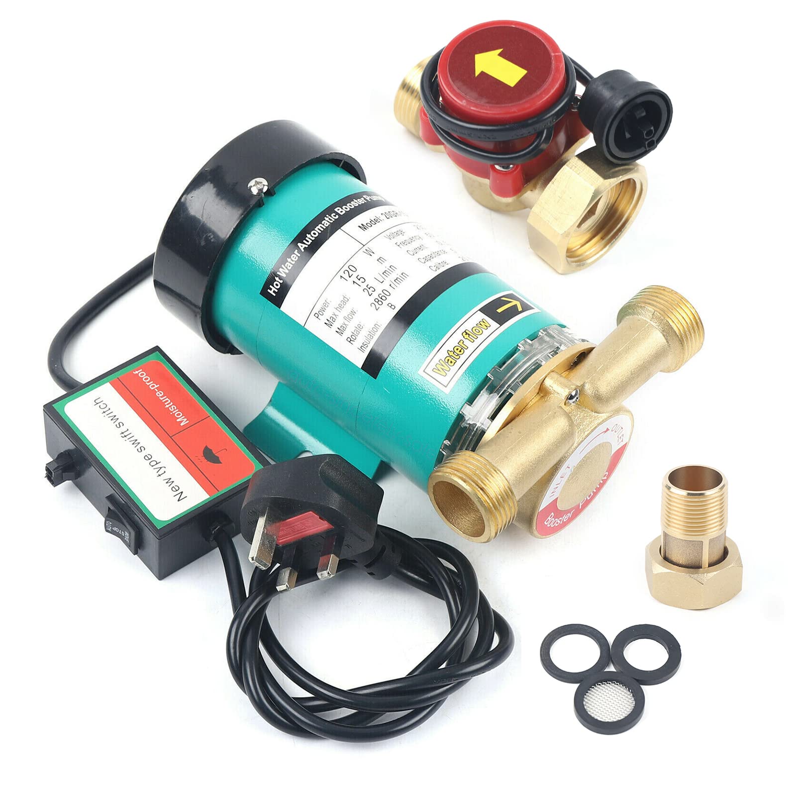 Buy Automatic Electronic Booster Pump 120W Hot and Cold Water Pressure