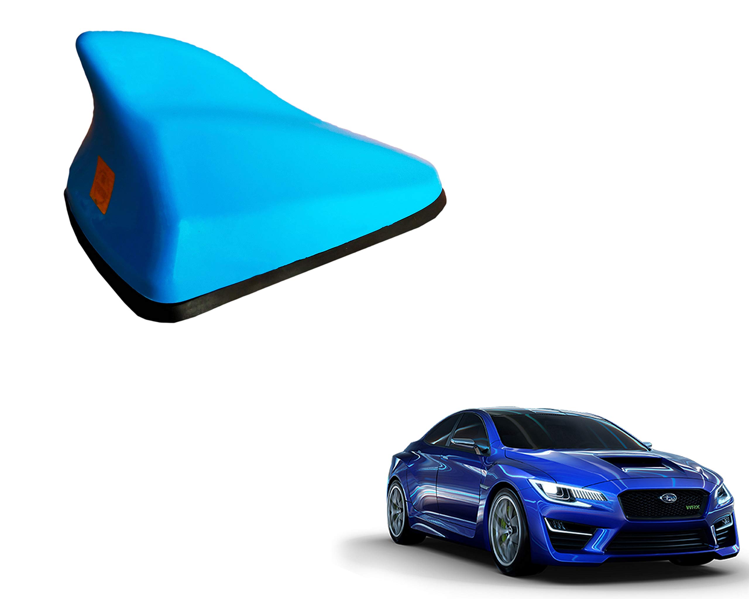 WolkomHome High Performance Shark Fin Antenna Blue Color Car FM Radio Signal Aerials for Subaru WRX
