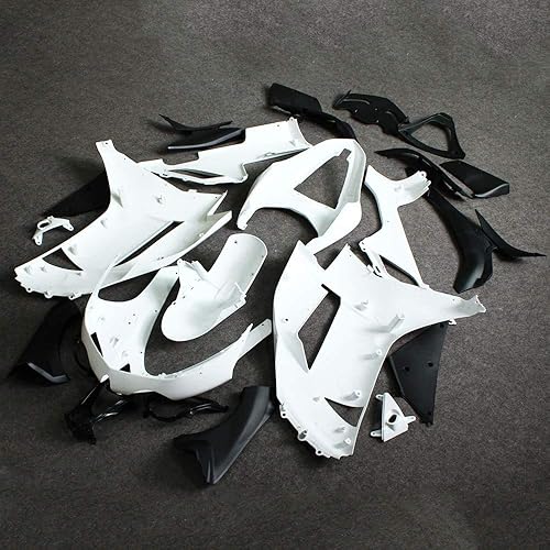 Miniatura 7 de ZXMT Kit de carenado de motocicleta sin pintar Kit de carrocería de inyección para Kawasaki Ninja ZX6R 636 2009 2010 2011 2012 (22PCS)