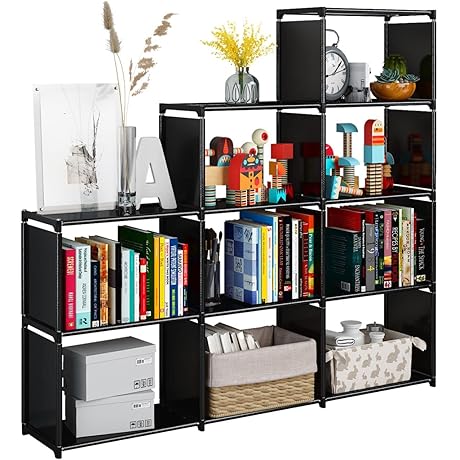 JIUYOTREE Portable Bookcase: The Perfect Storage Solution for Pre-Owned Treasures