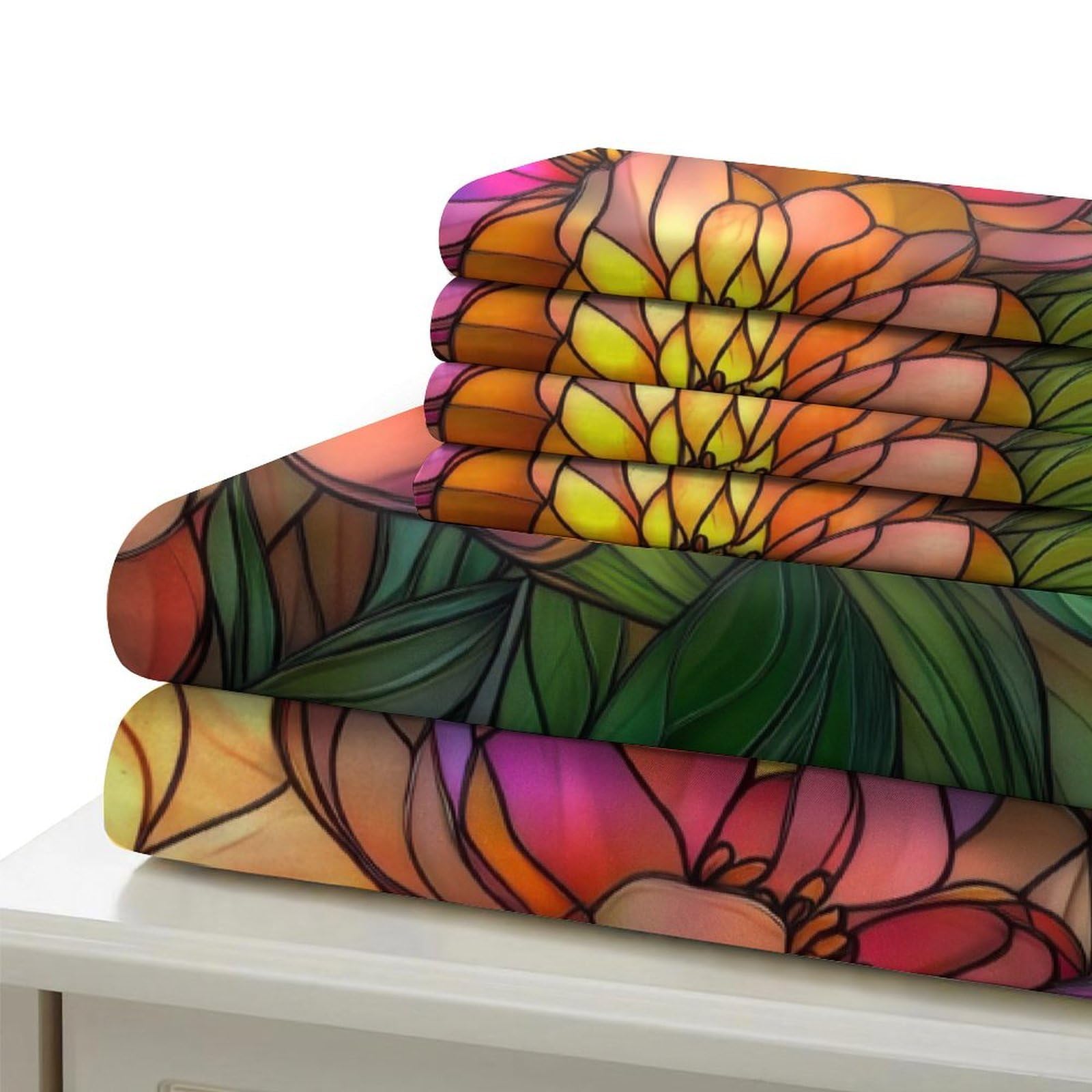 Flamingo-Pärchen Bettbezug Weich 3D Gedruckt Kuschelig Schlafkomfort Bettdeckenbezug 3 Teilig Mikrofaser Reißverschluss mit Kissenbezug for Erwachsene & Frauen Super King（260x220cm）
