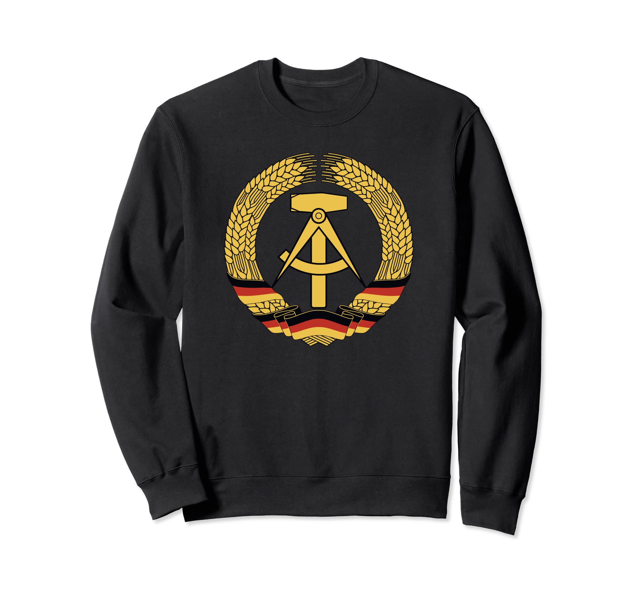 DDR by yumaGDR coat of arms German Democratic Republic flag east Sweatshirt