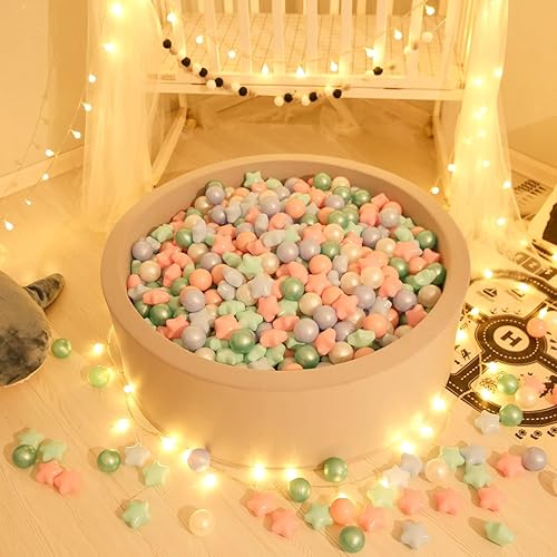 Miniatura 9 de GOGOSO 100 pelotas de juego no tóxicas para niños, suaves, a prueba de aplastamiento y sin BPA en colores divertidos para jugar en interiores