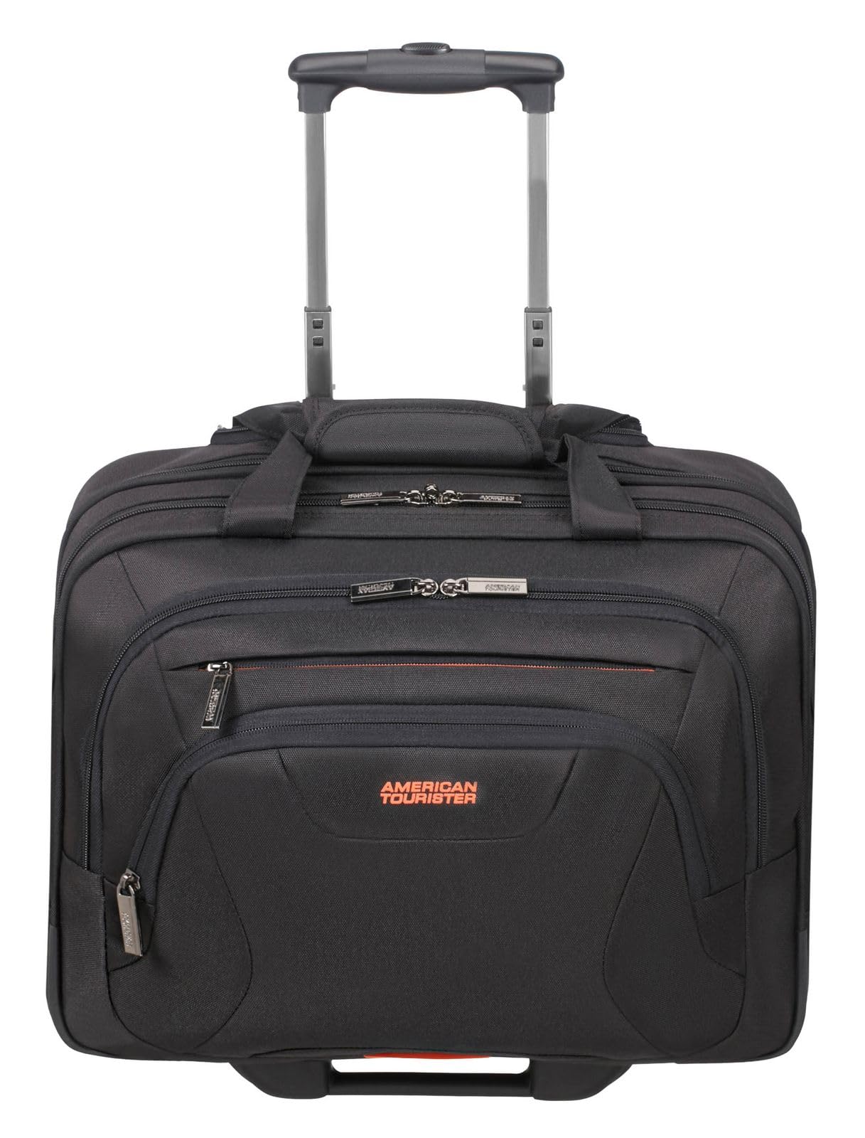American Tourister At Work Rolling Tote 15.6' Black/Orange