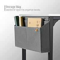 Vista 47 de CubiCubi Escritorio para computadora, escritorio pequeño de oficina en casa de 40 pulgadas, mesa de PC de estilo moderno y simple para el hogar