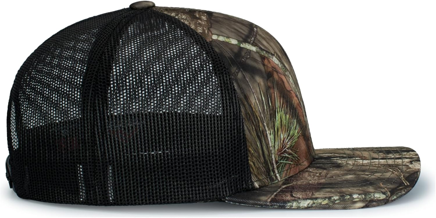 Pacific Headwear Unisex-Adult Pacific Headwear Camo Snapback Trucker Cap - Image 2