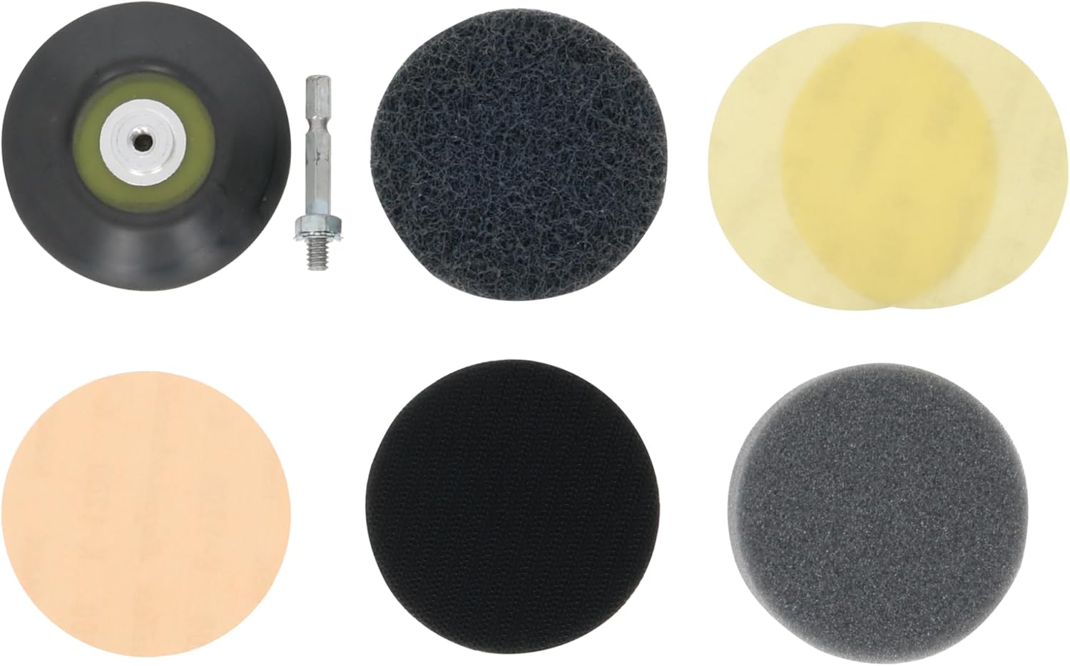 Takagi Earth Man Magic Touch 3.0 inches (75 mm) Polishing Kit, DIY Use, Set of 7, Electric Screwdriver, Painting, Repair, Car Care, Car, Waxing, Rust Removal, Polisher, Earthman