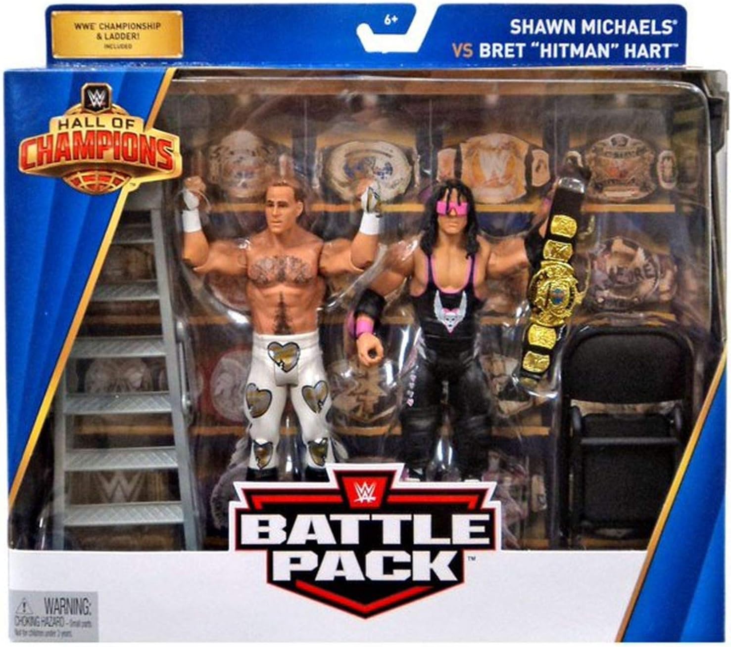 WWE Hall of Champions Shawn Michaels vs Bret Hitman Hart 2-Pack