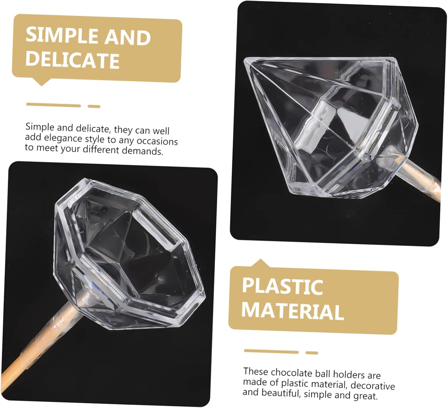 OFFIGAM 1set Reusable Candy Holders for Chocolate Bouquet Elegant Decoration for Parties and Special Occasions for Valentine Day and Weddings