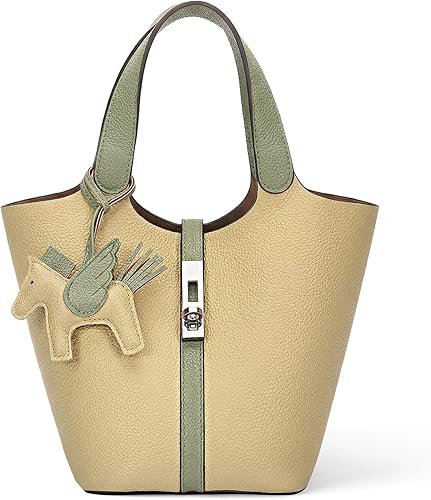 Miniatura 57 de Bolso de mano para mujer, de piel vegana, bolso de mano con asa superior, bolso de hombro con bolso pequeño desmontable