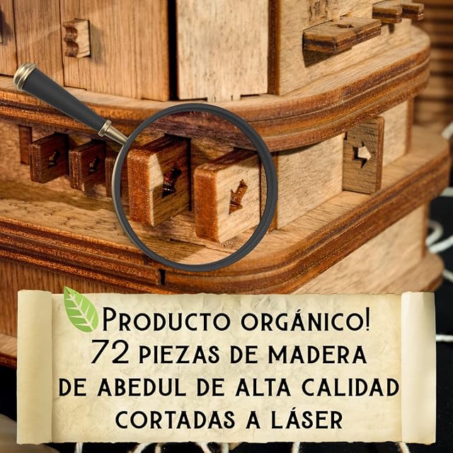 Foto 4 de 6 de iDventure Cluebox Cofre de Davy Jones, Caja Rompecabezas para Adultos
