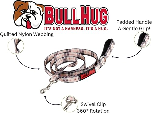 Vista 43 de BULLHUG Correa de bulldog de 6 pies con mango acolchado. Perfecto para bulldogs, bulldogs franceses, pugs y todas las razas. Correas para caminar