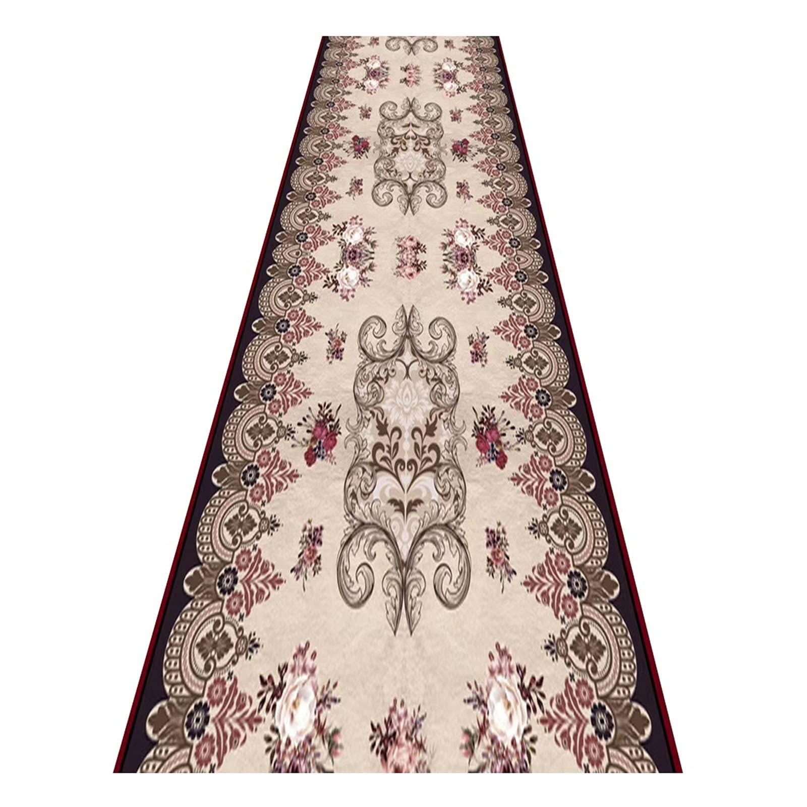 Alfombras de pasillo largo y felpudos de entrada con estampado floral a medida