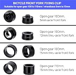 Bike Fork Mount Block – Aluminum Alloy Bicycle Front Fork, Quick Release Design for Truck/Trailer/Bike Racks, Securely Holds Flat Surface for Safe Transportation – Heat-Treated Aluminum