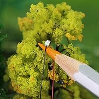 Vista 47 de Evemodel L0402B 20pcs pre-cableado SMD LED 0402 Bule Diodo emisor de luz 12V pre-soldado Micro Litz cable cable longitud 7.8 pulgadas (7.9 in)