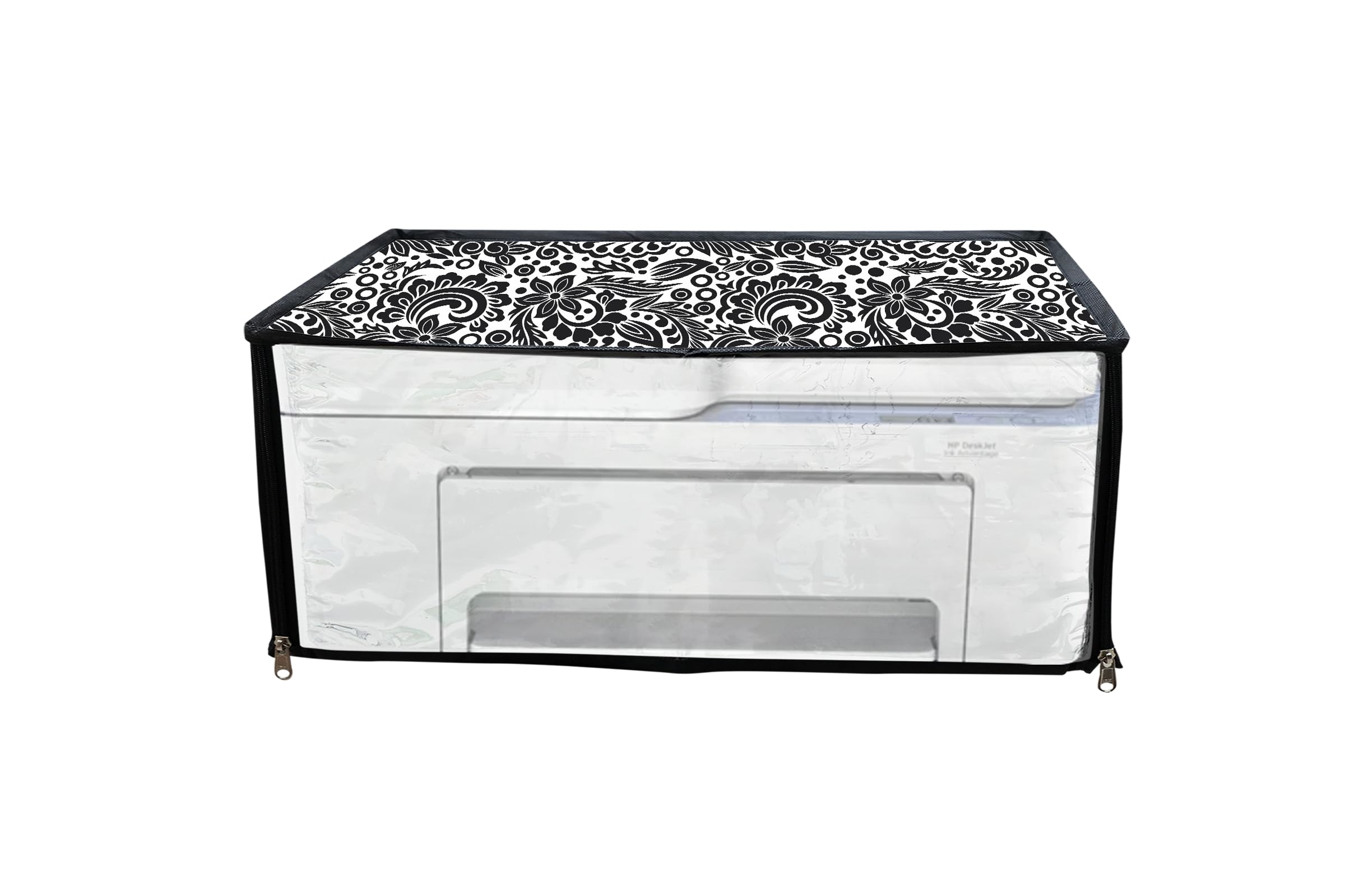 HomeStore-YEP Printer Cover for HP Ink Advantage 4278 WiFi Colour Printer with Zipper for Dust Protection Black Bail-image-18