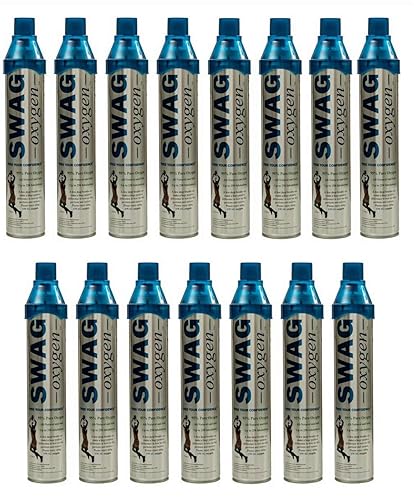 (15 Pack) Recreation Oxygen Can for Everyday use with Max