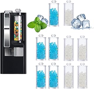 Cigarette Flavor Beads,Cigarette Flavor Beads Machine,1000 Pcs Mixed Burst Beads + Crush Ball Dispenser,Cigarette Flavor Beads,DIY Mint Menthol Aroma Capsules for Cigarette (Mint + Black Ice)