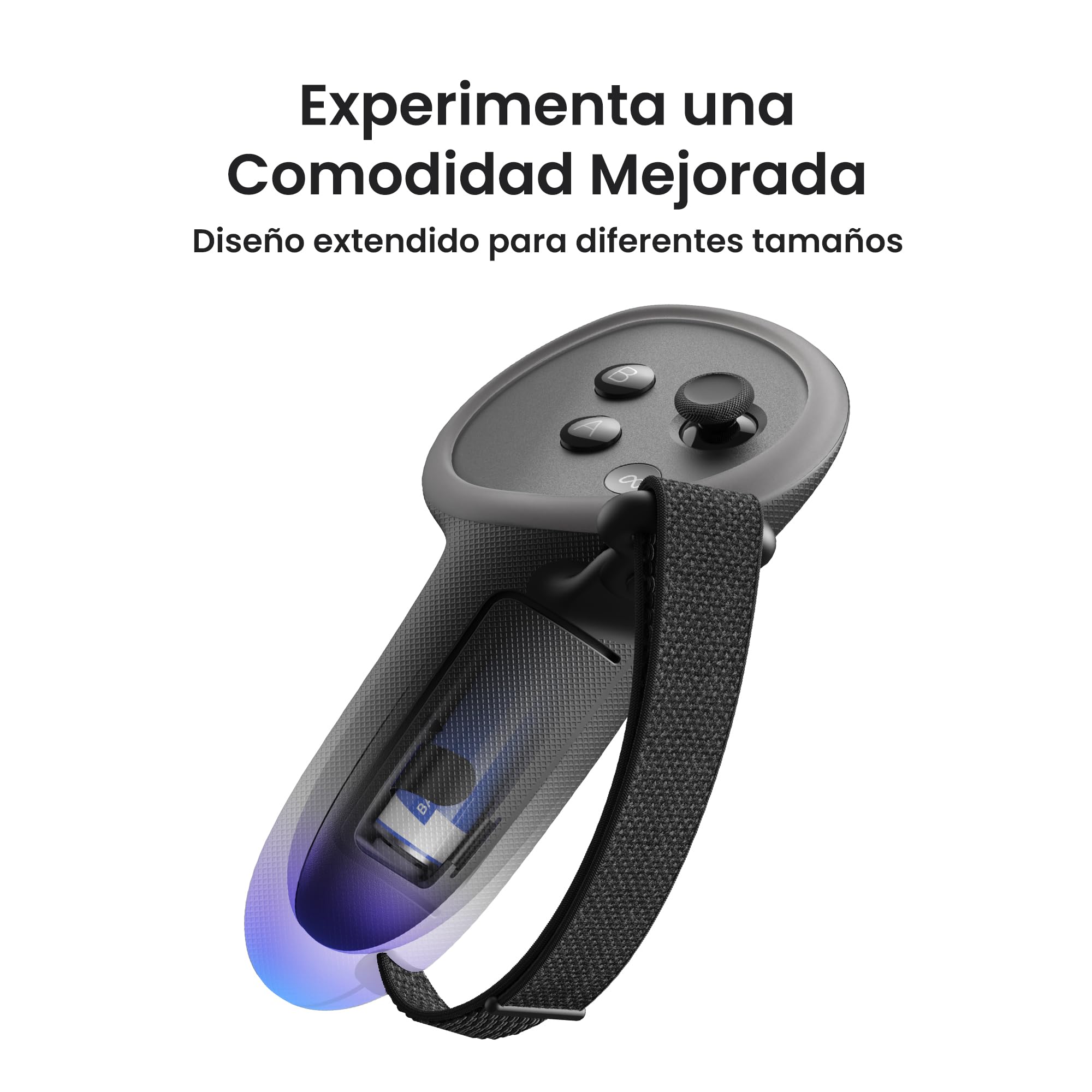 KIWI design G4 Pro Empuñaduras de Controlador Compatibles con Meta Quest 3/3S, Acreditadas por Meta