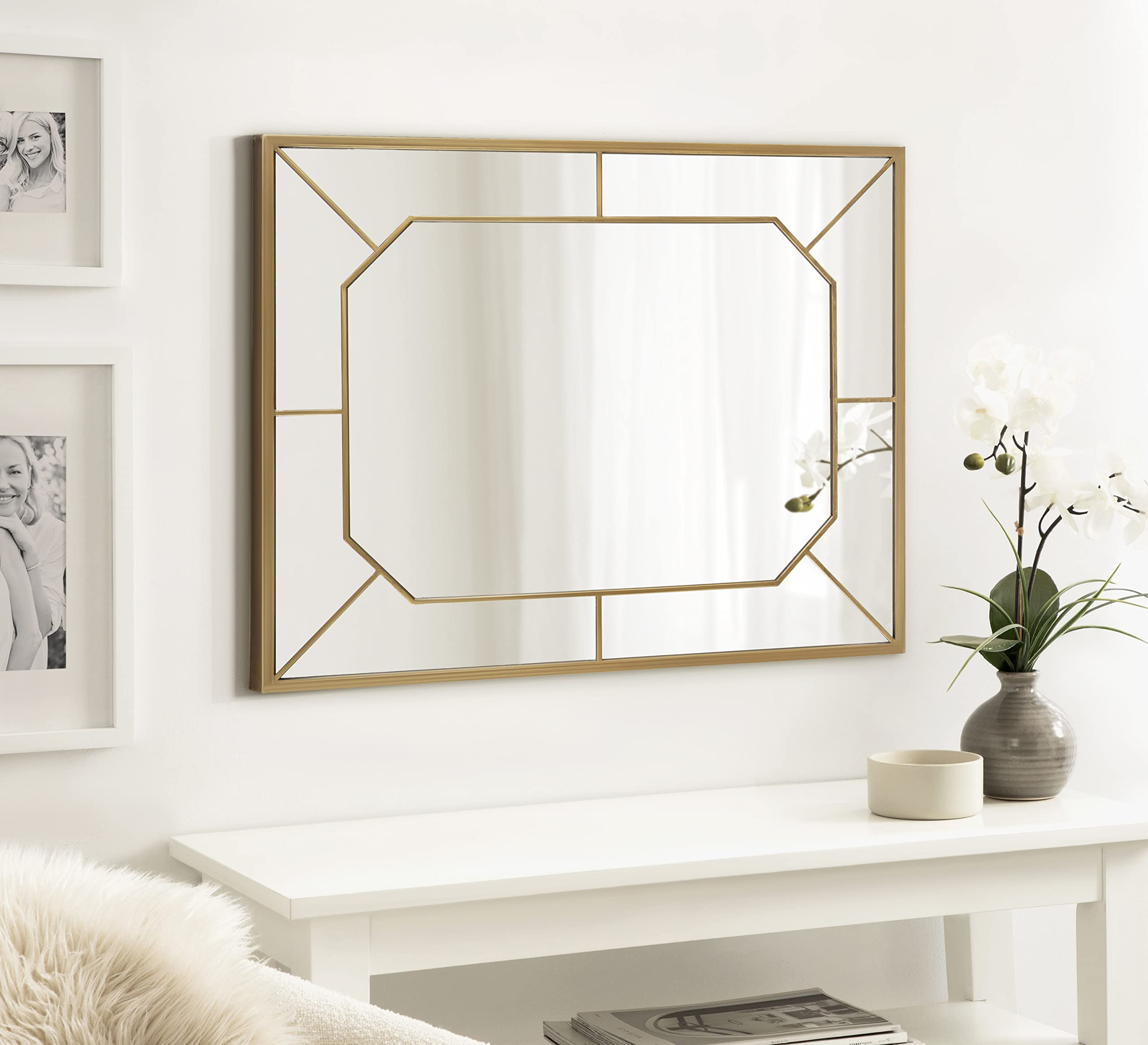 Kate And Laurel Zayda - Espejo De Pared Con Marco De Arco Redondo De Longitud Completa 16 X 48 Pulgadas Dorado Espejo De Pared Arqueado Alto Kate And Laurel Zayda - Espejo De Pared Con Marco De Arco Redondo De Longitud Completa 16 X 48 Pulgadas Dorado Espejo De Pared Arqueado Alto