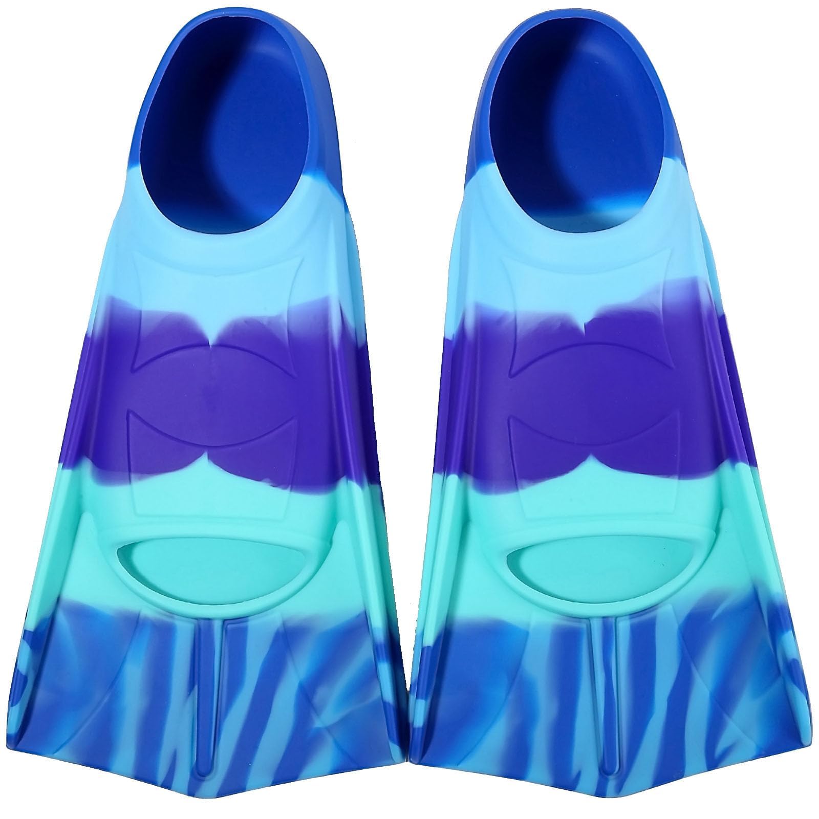 Foyinbet Kids Swim Fins,Short Kids Fins Youth Swimming Flippers for Lap Swimming Training for Children Girls Boys Beginners