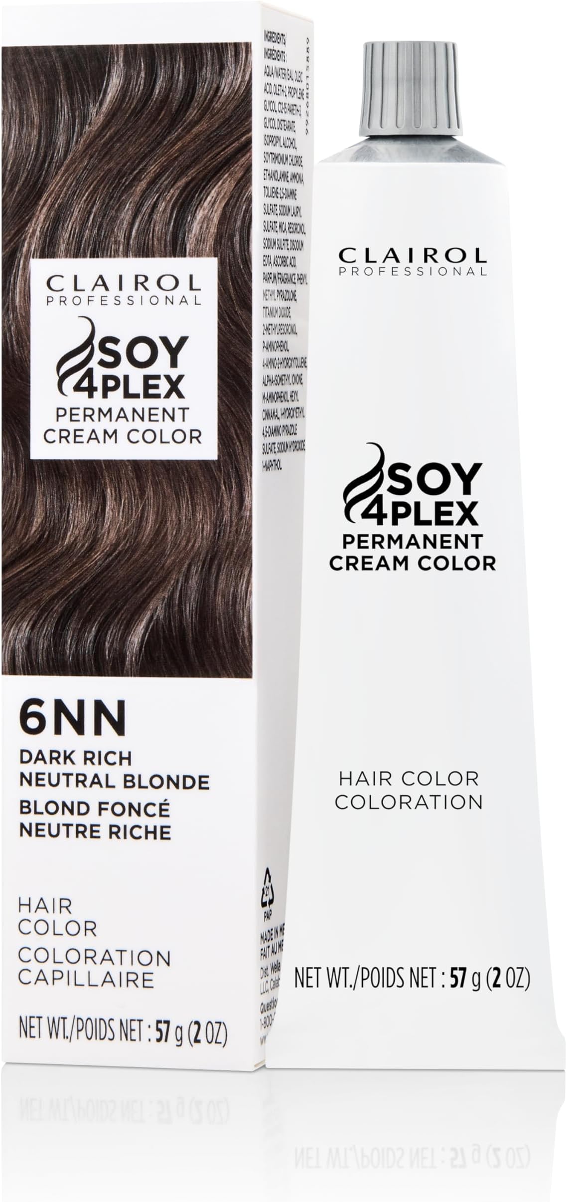 Clairol ProfessionalPermanent Cream Hair Color | Blonde, Brown, Black, & Red-Violet Shades for 100% Gray Coverage | Deep Conditioning & Fade Resistant Results