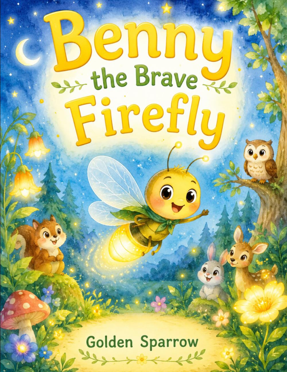 Benny the Brave Firefly: A Heartwarming Children's Story About Courage, Kindness, Friendship, and Believing in Yourself