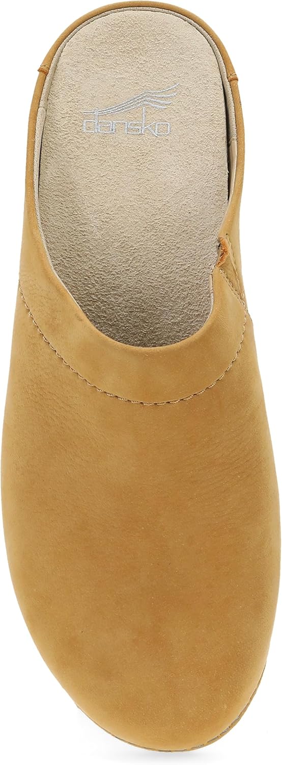 Dansko Mariella Slip-on Mule Clog - Dual-Density Cork/EVA Midsole and Lightweight Rubber Outsole Provide Durable and Comfortable Ride on Patented Stapled Construction