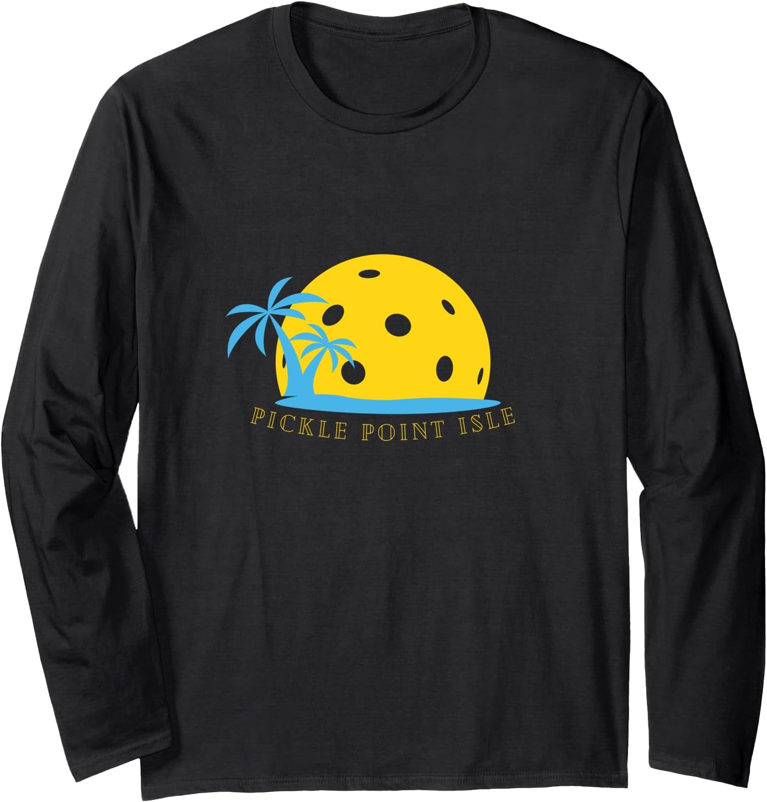 Pickleball Vacation - Pickleball Paradise Island Long Sleeve T-Shirt