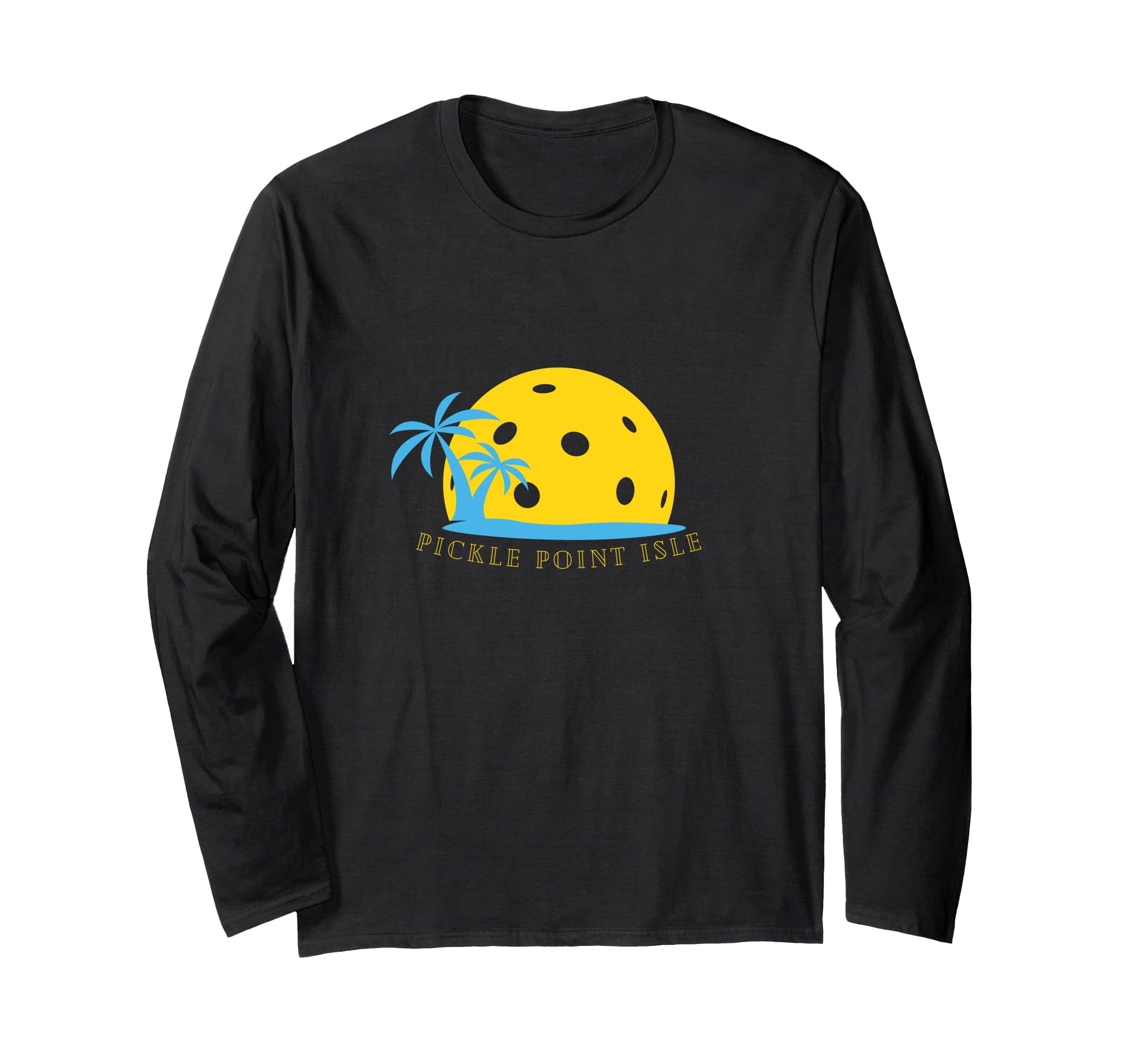 Pickleball Vacation - Pickleball Paradise Island Long Sleeve T-Shirt