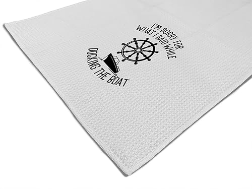 Miniatura 5 de Regalos para propietarios de barcos, toallas de plato de anclaje de barco, accesorios de barco para mujeres, accesorios de lago, toallas de mano