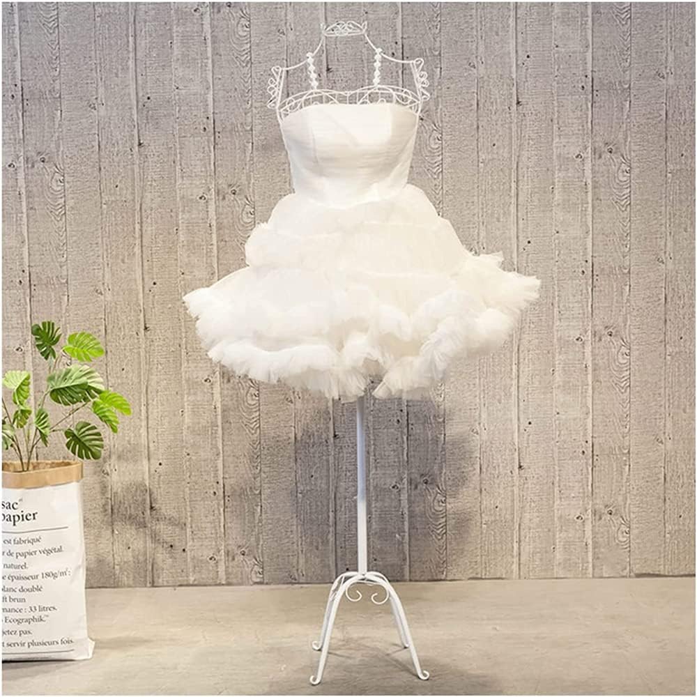 LINGWEI Mannequin Female Half Body Mannequin For Display Cloth, Torso Half Body Mannequin For Home and Shope Display Removable Female Mannequin with Adjustable Hight For Display