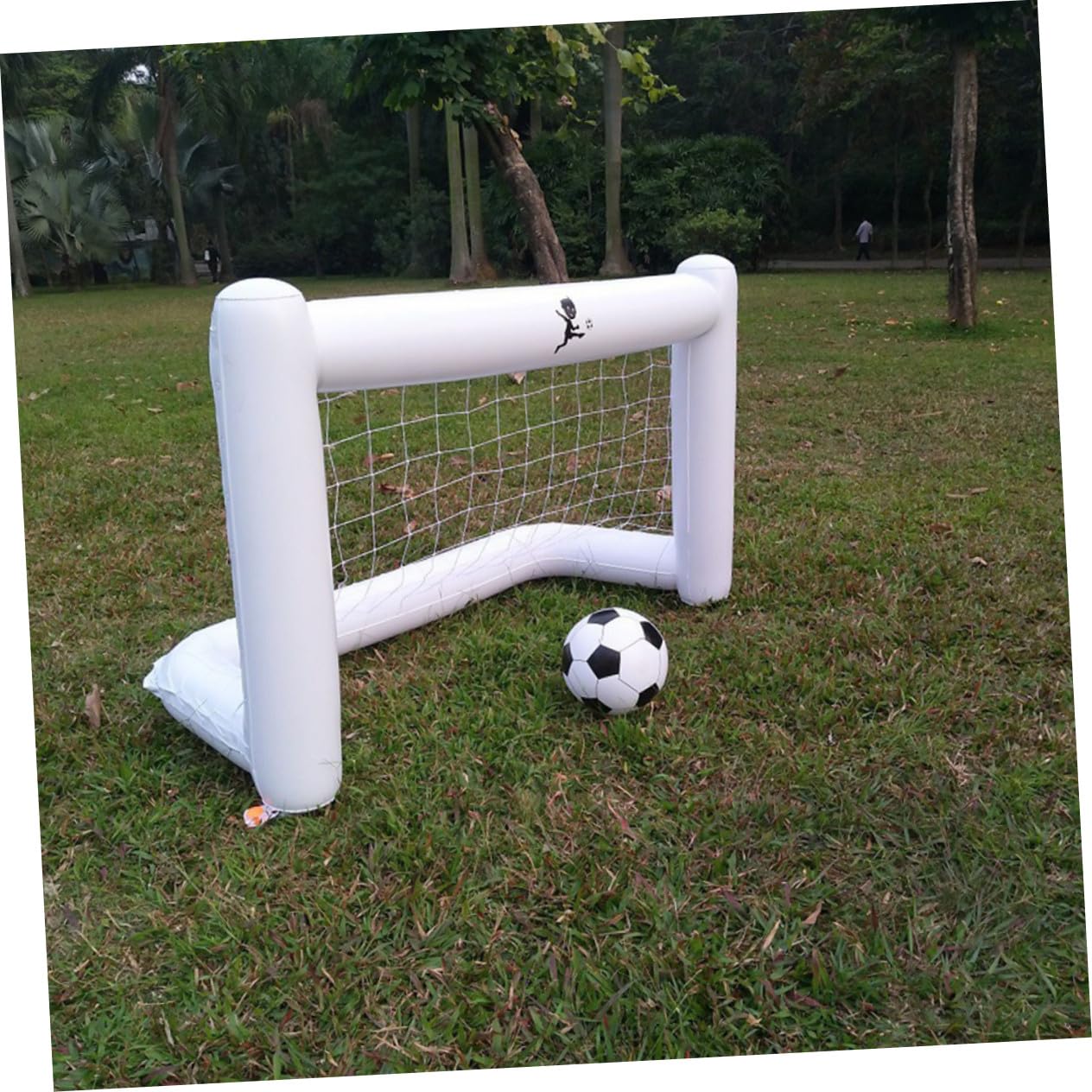 da Calcio Gonfiabile con Rete Resistente e Facile da Trasportare per Indoor e Outdoor per Spiagge e Parchi