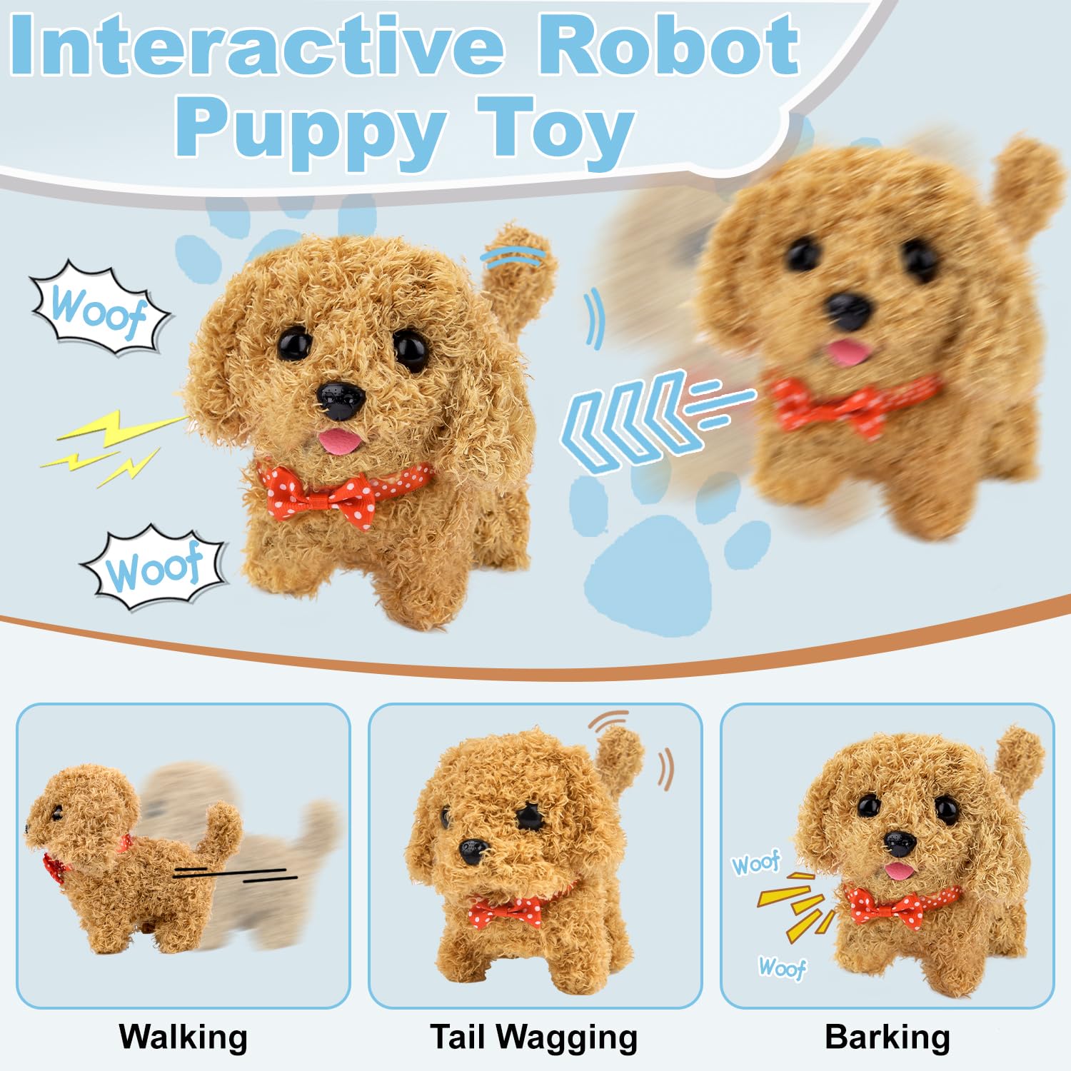 Bukbas Robot Dog, My Realistic Robot Puppy, Robots Dogs That Acts Like Real Dogs - Image 4
