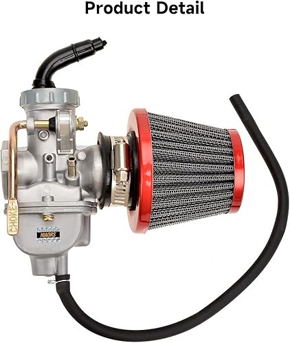 Miniatura 8 de HIAORS Carburador PZ20 con junta de filtro de combustible de aire para refrigerador de 125 cc Kazuma Baja 50 cc 90 cc 110 cc TaoTao 110B NST SunL
