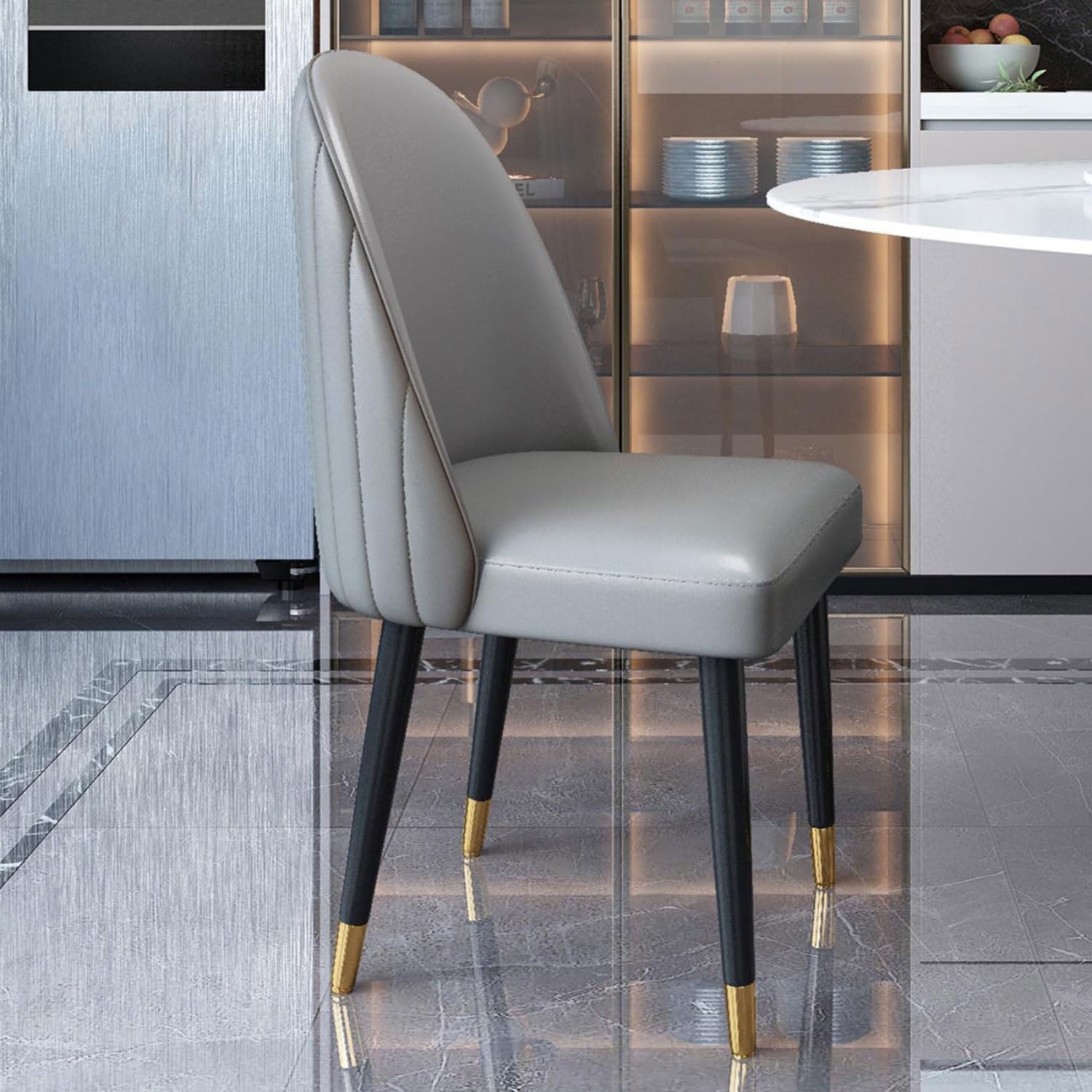 Chaises rembourrées pour salle à manger contre le mal de dos au salon