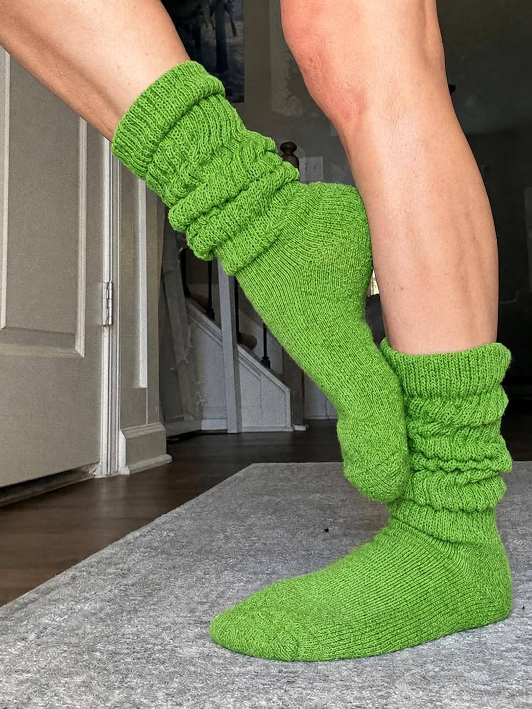 Peavey Hosiery White Heavy XL Slouch Socks