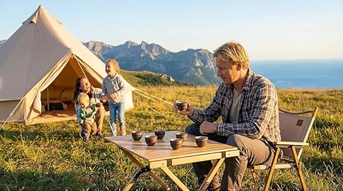 Miniatura 4 de Juego de 6 tazas de té de cerámica de arcilla pequeña hecha a mano, tradición asiática japonesa, estética, cerámica, porcelana, Chado Zen