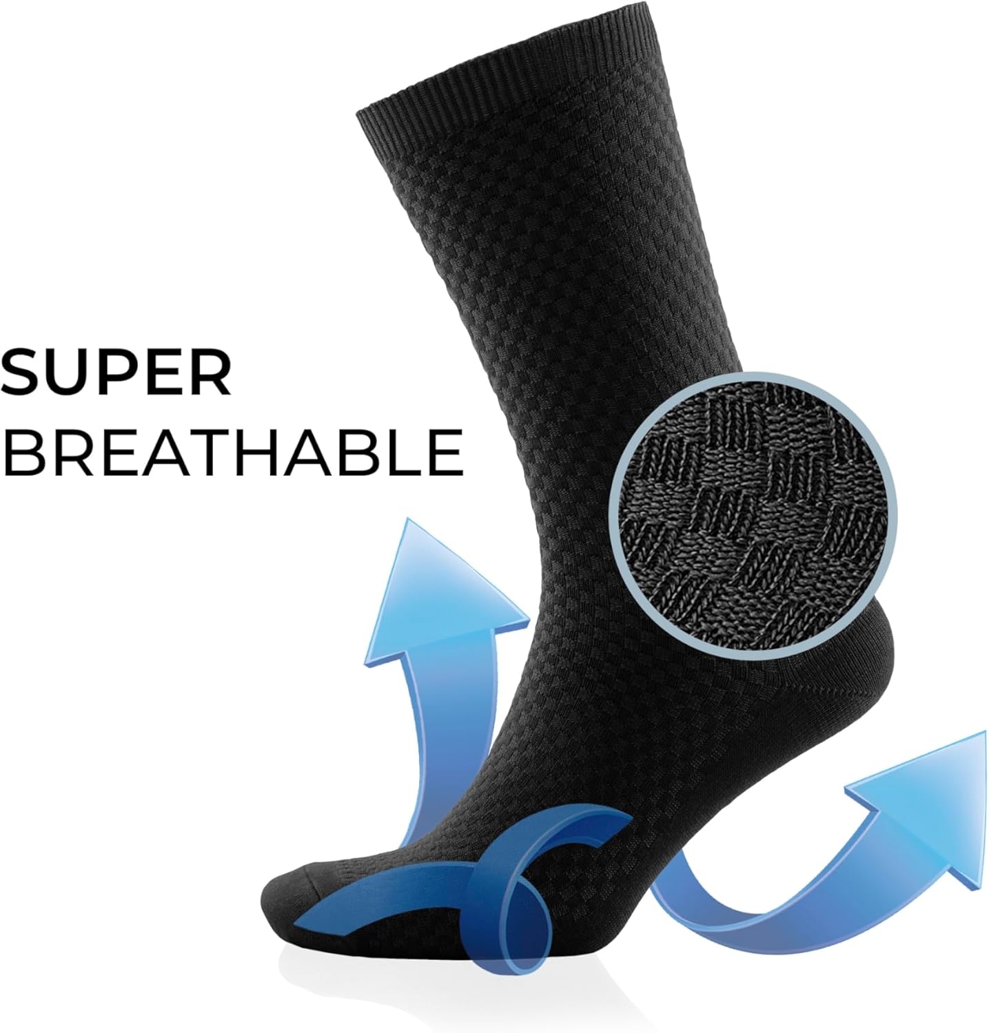 NUDUS UNDERWEAR Men’s Bamboo Rayon Socks 5-Pair Gift Box, Premium Quality - Image 8